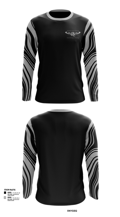 Westerville Central Swimming & Diving 56583573 Long Sleeve Performance Shirt 49