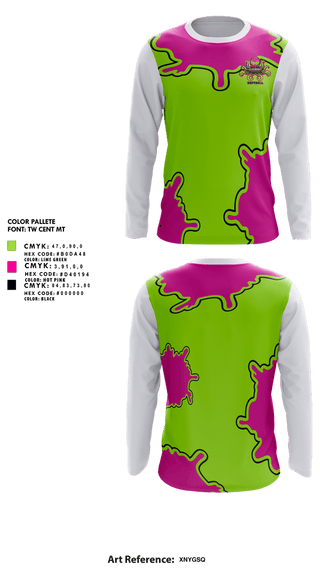 Long Sleeve Performance Shirt, Clermont Kraken, Softball, Teamtime, Team time, sublimation, custom sports apparel, team uniforms, spirit wear, spiritwear, sports uniforms, custom shirts, team store, custom team store, fundraiser sports, apparel fundraiser