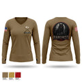 B Co 3/278th CR 39251929 Women's Long Sleeve V-neck Shirt - 1