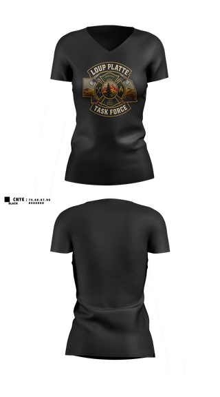 Womens Short Sleeve Vneck Shirt, Litchfield Volunteer Fire Department, Fire Department, Teamtime, Team time, sublimation, custom sports apparel, team uniforms, spirit wear, spiritwear, sports uniforms, custom shirts, team store, custom team store, fundraiser sports, apparel fundraiser