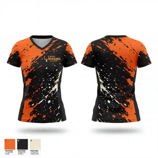 Womens Short Sleeve Vneck Shirt, Byers Kicking Academy, , Teamtime, Team time, sublimation, custom sports apparel, team uniforms, spirit wear, spiritwear, sports uniforms, custom shirts, team store, custom team store, fundraiser sports, apparel fundraiser