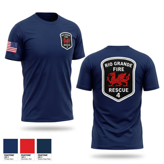Short Sleeve Performance Shirt, Rio Grande Fire Department, Fire Department, Teamtime, Team time, sublimation, custom sports apparel, team uniforms, spirit wear, spiritwear, sports uniforms, custom shirts, team store, custom team store, fundraiser sports, apparel fundraiser