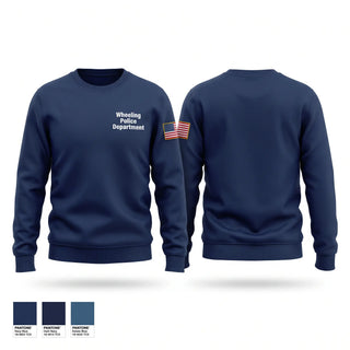 Crew Neck Sweatshirt, Wheeling Police Department, Police, Teamtime, Team time, sublimation, custom sports apparel, team uniforms, spirit wear, spiritwear, sports uniforms, custom shirts, team store, custom team store, fundraiser sports, apparel fundraiser