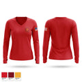 Strawn VFD Women's Long Sleeve V-neck Shirt - 1