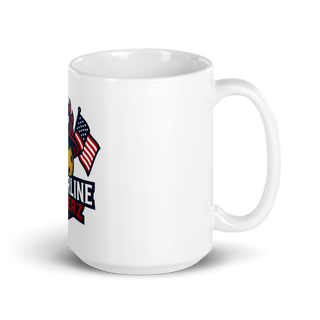 Borderline Ballerz 86788204 White Glossy Mug - Medium