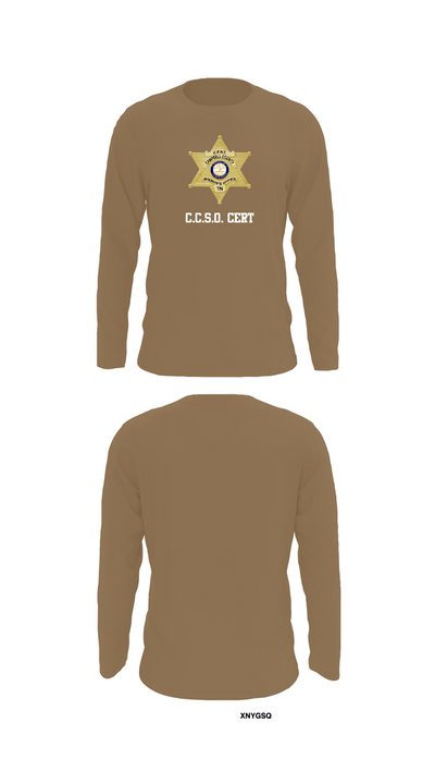 C.C.S.O. CERT 25474985 Long Sleeve Performance Shirt 12