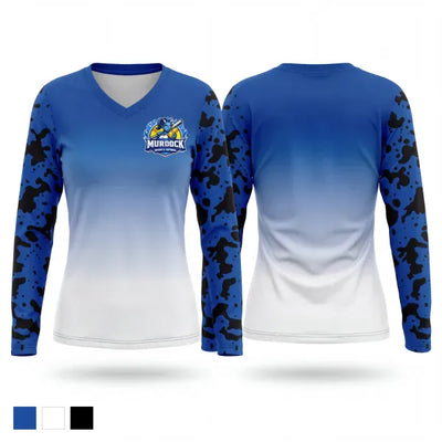Murdock Middle School 30836827 Women's Long Sleeve V-neck Shirt - 1