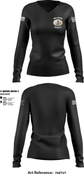 2nd Plt, Doghouse Company, 1/3 TOG 80089099 Women's Long Sleeve V-neck Shirt - 4