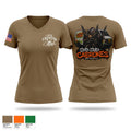 1st PLT Lurkers Women's Short Sleeve V-neck Shirt - 1