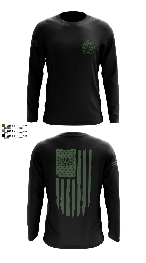 Long Sleeve Performance Shirt, PCSO Black Knights, , Teamtime, Team time, sublimation, custom sports apparel, team uniforms, spirit wear, spiritwear, sports uniforms, custom shirts, team store, custom team store, fundraiser sports, apparel fundraiser