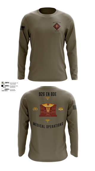 Long Sleeve Performance Shirt, 926 EN BDE, Army, Teamtime, Team time, sublimation, custom sports apparel, team uniforms, spirit wear, spiritwear, sports uniforms, custom shirts, team store, custom team store, fundraiser sports, apparel fundraiser