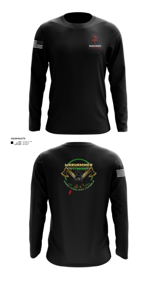 Long Sleeve Performance Shirt, Warhammer Fitness, , Teamtime, Team time, sublimation, custom sports apparel, team uniforms, spirit wear, spiritwear, sports uniforms, custom shirts, team store, custom team store, fundraiser sports, apparel fundraiser