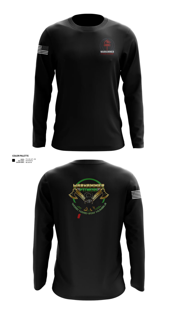 Long Sleeve Performance Shirt, Warhammer Fitness, , Teamtime, Team time, sublimation, custom sports apparel, team uniforms, spirit wear, spiritwear, sports uniforms, custom shirts, team store, custom team store, fundraiser sports, apparel fundraiser