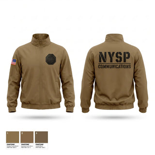 Windbreaker, NYSP Communications, Police, Teamtime, Team time, sublimation, custom sports apparel, team uniforms, spirit wear, spiritwear, sports uniforms, custom shirts, team store, custom team store, fundraiser sports, apparel fundraiser