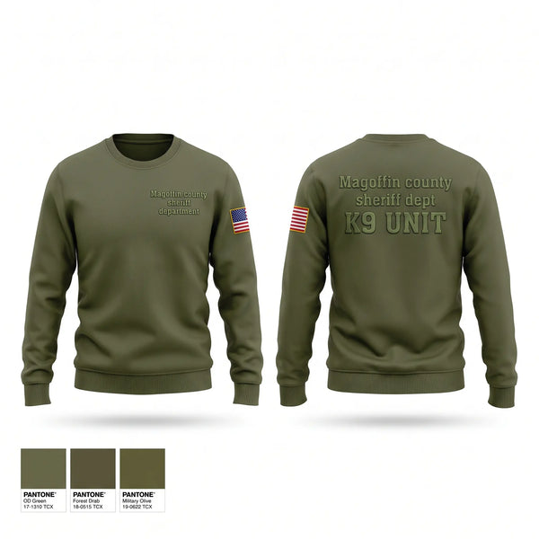 Crew Neck Sweatshirt, Magoffin county sheriff department, Police, Teamtime, Team time, sublimation, custom sports apparel, team uniforms, spirit wear, spiritwear, sports uniforms, custom shirts, team store, custom team store, fundraiser sports, apparel fundraiser