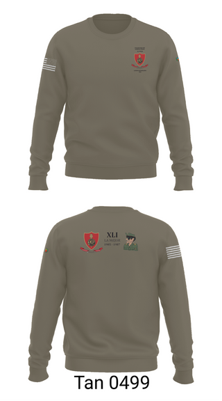 Crew Neck Sweatshirt, CMLP41, Army, Teamtime, Team time, sublimation, custom sports apparel, team uniforms, spirit wear, spiritwear, sports uniforms, custom shirts, team store, custom team store, fundraiser sports, apparel fundraiser