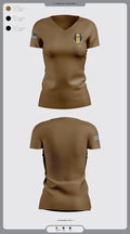 HHC 368th EN BN 55570847 Women's Short Sleeve V-neck Shirt - 1