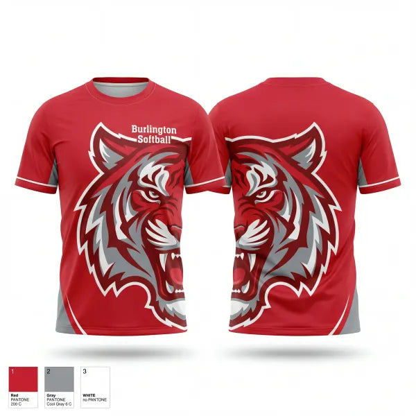 Short Sleeve Performance Shirt, Burlington Softball, Softball, Teamtime, Team time, sublimation, custom sports apparel, team uniforms, spirit wear, spiritwear, sports uniforms, custom shirts, team store, custom team store, fundraiser sports, apparel fundraiser