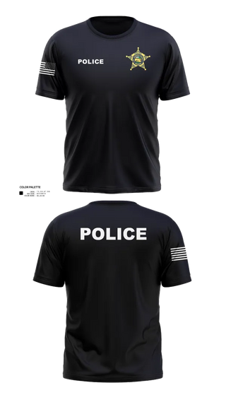 Short Sleeve Performance Shirt, St. Joseph County Police Department, , Teamtime, Team time, sublimation, custom sports apparel, team uniforms, spirit wear, spiritwear, sports uniforms, custom shirts, team store, custom team store, fundraiser sports, apparel fundraiser
