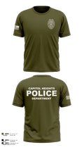 Capitol Heights Police Dept. 66075922 Old School Cotton Feel Shirt - 5