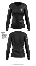 USAICOE 15573952 Women's Long Sleeve V-neck Shirt - 3