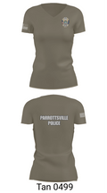 Parrottsville police 36628985 Women's Short Sleeve V-neck Shirt - 6