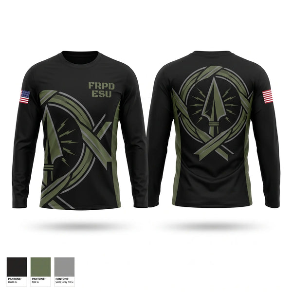 Long Sleeve Performance Shirt, FRPD ESU, Police, Teamtime, Team time, sublimation, custom sports apparel, team uniforms, spirit wear, spiritwear, sports uniforms, custom shirts, team store, custom team store, fundraiser sports, apparel fundraiser
