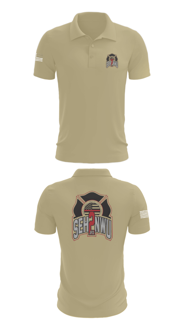 Short Sleeve Performance Polo, SEHNWU, Fire Department, Teamtime, Team time, sublimation, custom sports apparel, team uniforms, spirit wear, spiritwear, sports uniforms, custom shirts, team store, custom team store, fundraiser sports, apparel fundraiser