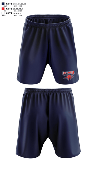 Athletic Shorts With Pockets, Illinois Buffaloes, Men's Basketball, Teamtime, Team time, sublimation, custom sports apparel, team uniforms, spirit wear, spiritwear, sports uniforms, custom shirts, team store, custom team store, fundraiser sports, apparel fundraiser