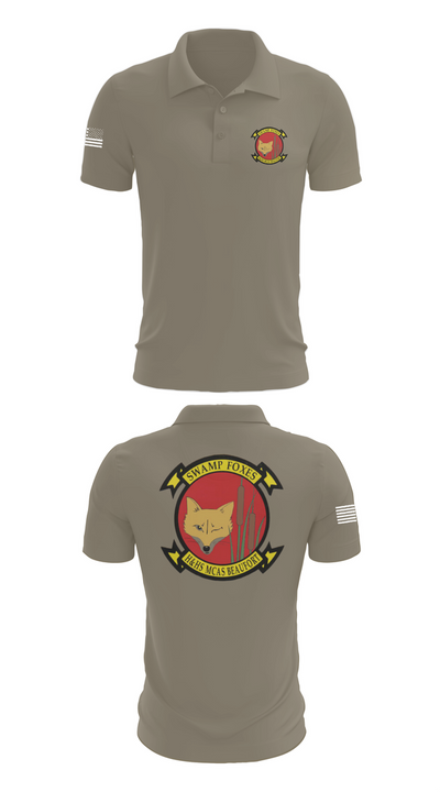 Headquarters & Headquarters Squadron 11394515 Short Sleeve Performance Polo - 67