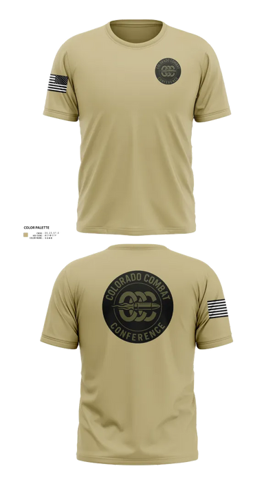 Colorado Combat Conference 90728248 Short Sleeve Performance Shirt - 23