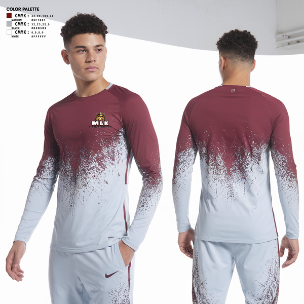 Long Sleeve Performance Shirt, MLK Lions Soccer, Men's Soccer, Teamtime, Team time, sublimation, custom sports apparel, team uniforms, spirit wear, spiritwear, sports uniforms, custom shirts, team store, custom team store, fundraiser sports, apparel fundraiser
