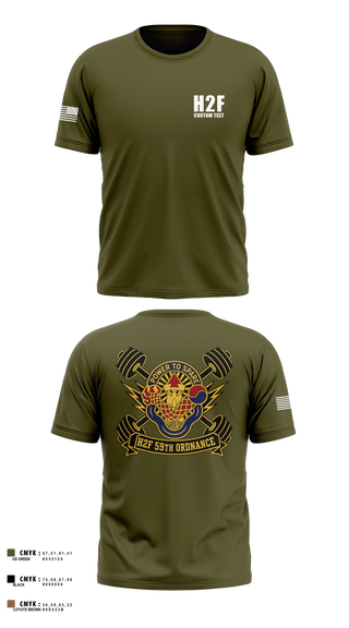Short Sleeve Performance Shirt, 59th ORD BDE, Army, Teamtime, Team time, sublimation, custom sports apparel, team uniforms, spirit wear, spiritwear, sports uniforms, custom shirts, team store, custom team store, fundraiser sports, apparel fundraiser
