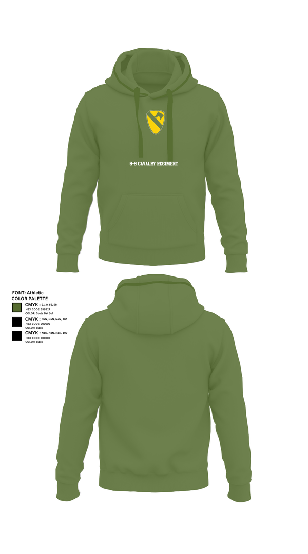 Hoodie, 6-9 Cavalry Regiment, , Teamtime, Team time, sublimation, custom sports apparel, team uniforms, spirit wear, spiritwear, sports uniforms, custom shirts, team store, custom team store, fundraiser sports, apparel fundraiser