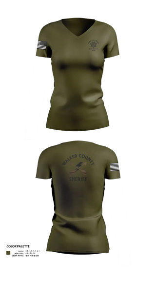 Womens Short Sleeve Vneck Shirt, Walker County Sheriff SOG Team, , Teamtime, Team time, sublimation, custom sports apparel, team uniforms, spirit wear, spiritwear, sports uniforms, custom shirts, team store, custom team store, fundraiser sports, apparel fundraiser