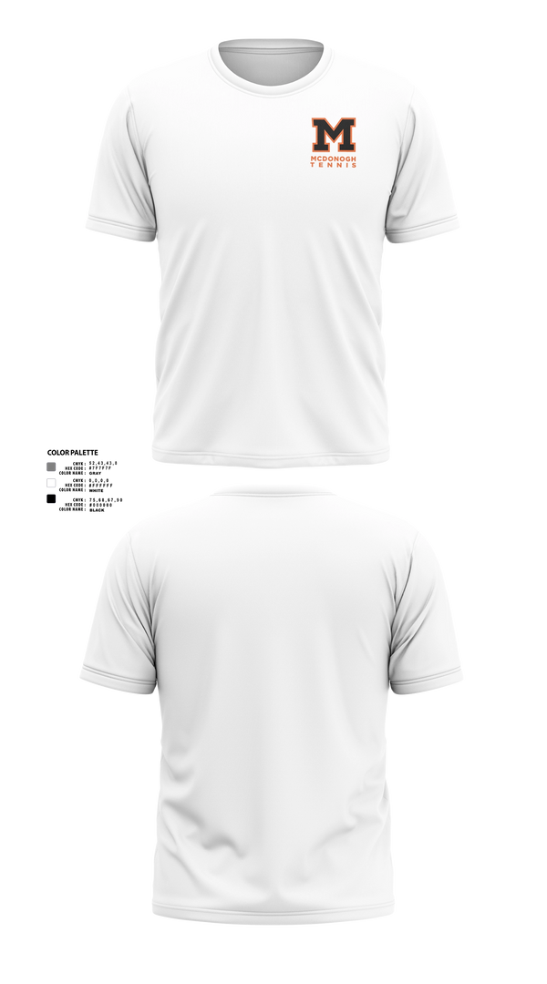 Old School Cotton Shirt, Mcdonogh Girls Tennis, Tennis, Teamtime, Team time, sublimation, custom sports apparel, team uniforms, spirit wear, spiritwear, sports uniforms, custom shirts, team store, custom team store, fundraiser sports, apparel fundraiser