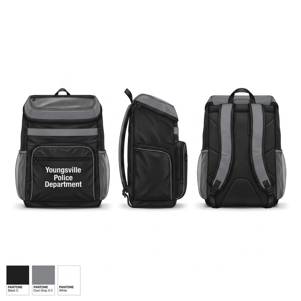 Gear Bag, Youngsville Police Department, Police, Teamtime, Team time, sublimation, custom sports apparel, team uniforms, spirit wear, spiritwear, sports uniforms, custom shirts, team store, custom team store, fundraiser sports, apparel fundraiser