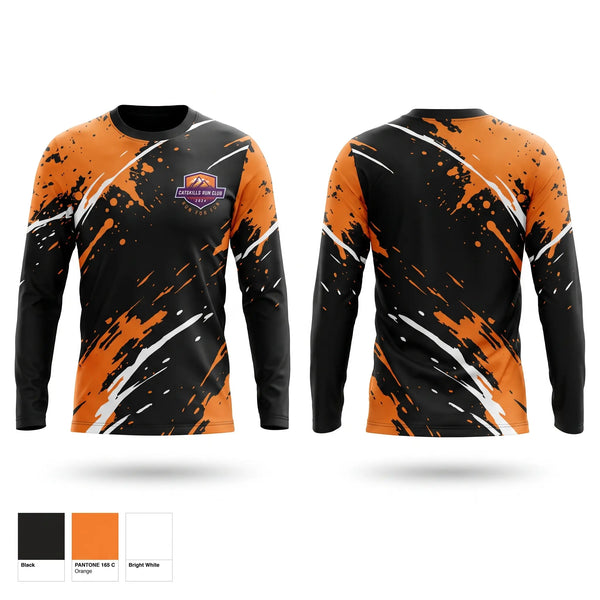 Long Sleeve Performance Shirt, Catskills Run Club, Cross Country, Teamtime, Team time, sublimation, custom sports apparel, team uniforms, spirit wear, spiritwear, sports uniforms, custom shirts, team store, custom team store, fundraiser sports, apparel fundraiser