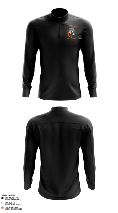 The Philadelphia Tomahawks Quarter Zip Jacket - 11