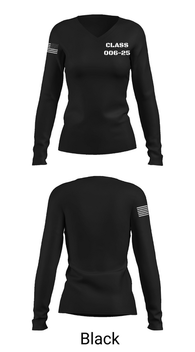 CLASS 006-25 45118207 Women's Long Sleeve V-neck Shirt - 35