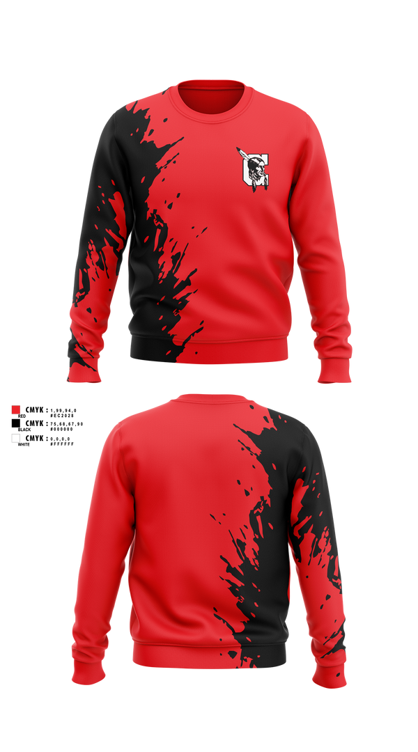 Crew Neck Sweatshirt, Cheyenne Central, , Teamtime, Team time, sublimation, custom sports apparel, team uniforms, spirit wear, spiritwear, sports uniforms, custom shirts, team store, custom team store, fundraiser sports, apparel fundraiser