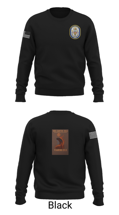 Uss Carter Hall 96042318 Crew Neck Sweatshirt - 24