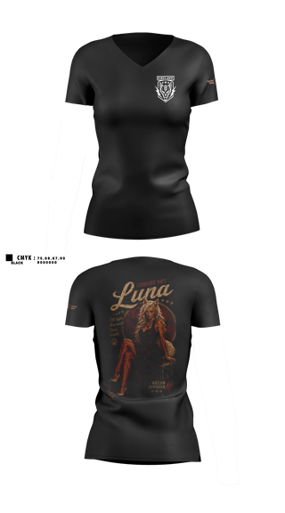 Womens Short Sleeve Vneck Shirt, C.s.nine tails, E-Sports, Teamtime, Team time, sublimation, custom sports apparel, team uniforms, spirit wear, spiritwear, sports uniforms, custom shirts, team store, custom team store, fundraiser sports, apparel fundraiser