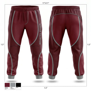 Sweatpants, Addison volunteer, Fire Department, Teamtime, Team time, sublimation, custom sports apparel, team uniforms, spirit wear, spiritwear, sports uniforms, custom shirts, team store, custom team store, fundraiser sports, apparel fundraiser