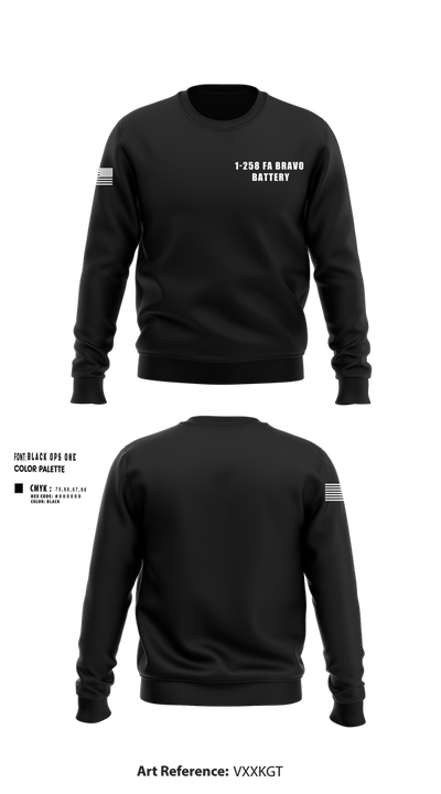 1-258 FA BRAVO BATTERY 71823649 Crew Neck Sweatshirt - 101