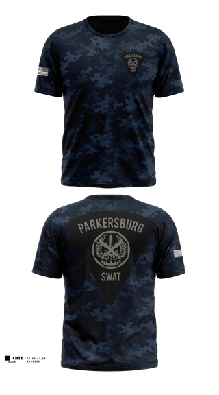 Old School Cotton Feel Shirt, Parkersburg SWAT, Police, Teamtime, Team time, sublimation, custom sports apparel, team uniforms, spirit wear, spiritwear, sports uniforms, custom shirts, team store, custom team store, fundraiser sports, apparel fundraiser