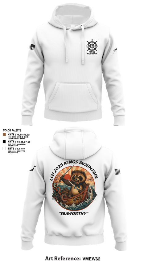 Hoodie, LCU 2025 KINGS MOUNTAIN, Army, Teamtime, Team time, sublimation, custom sports apparel, team uniforms, spirit wear, spiritwear, sports uniforms, custom shirts, team store, custom team store, fundraiser sports, apparel fundraiser