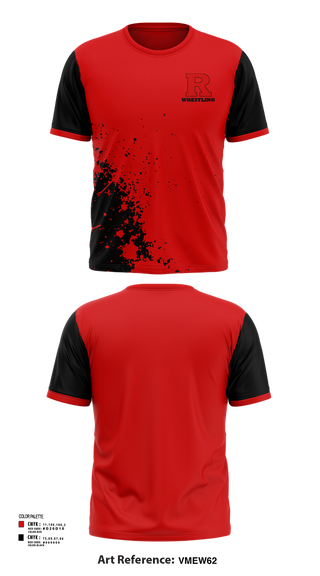 Short Sleeve Performance Shirt, Rustburg High School Wrestling, Wrestling, Teamtime, Team time, sublimation, custom sports apparel, team uniforms, spirit wear, spiritwear, sports uniforms, custom shirts, team store, custom team store, fundraiser sports, apparel fundraiser