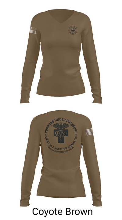 439th AES 50968324 Women's Long Sleeve V-neck Shirt - 17