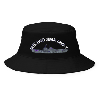 USS IWO JIMA LHD7 FRG Bucket Hat | Big Accessories BX003